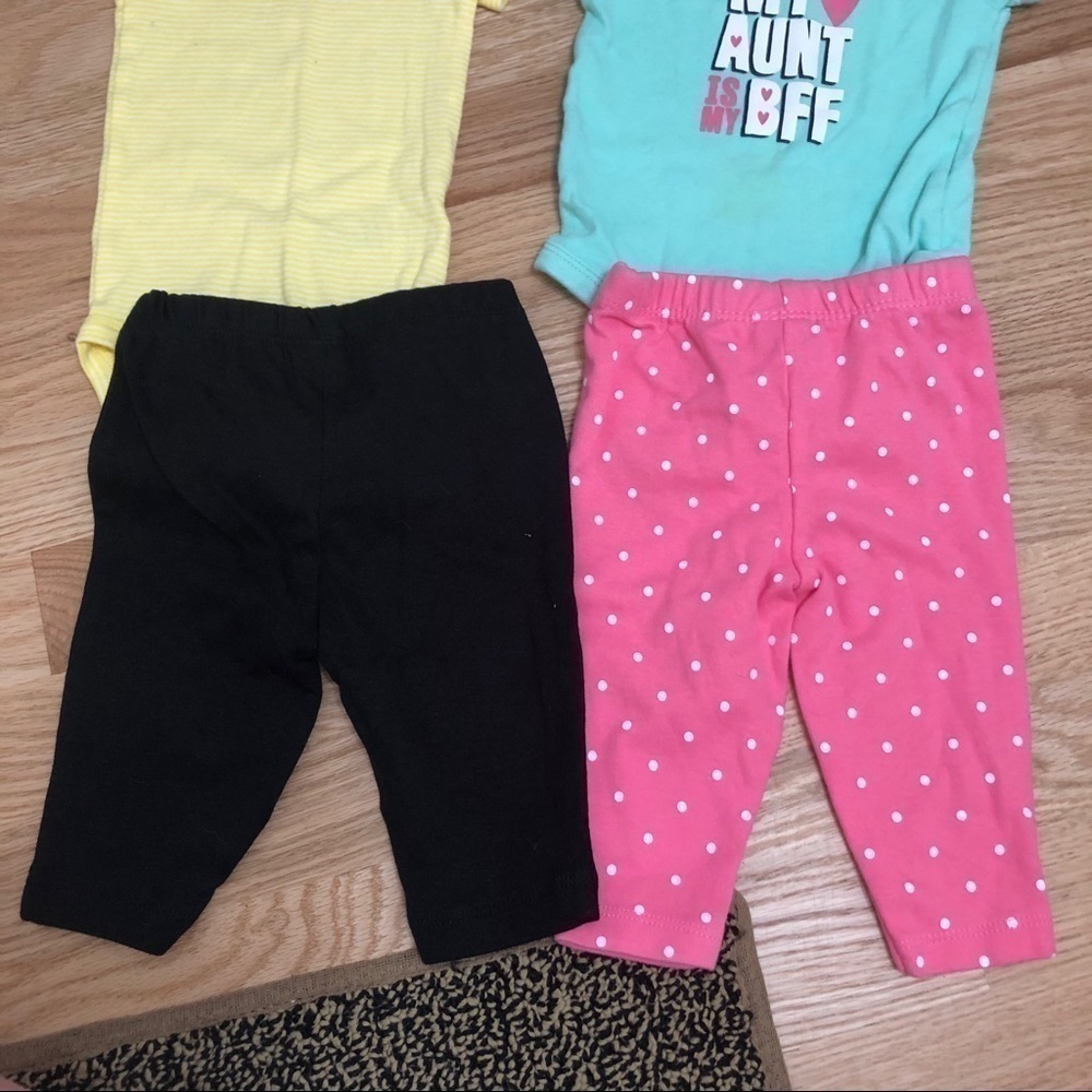 Carter’s 3 Months Outfits My Aunt My Best Friend Girl Baby - Picture 6 of 8